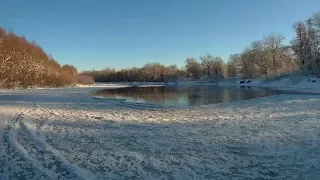 ПОКАТОК на реке. Рыбалка между промоин