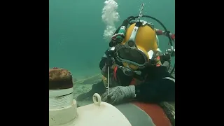 under water welding job