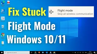 How to Fix Windows 10/11 Stuck in Airplane Mode | How To Fix Windows 10/11 Stuck in Flight Mode