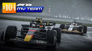 F1 2022 - MY TEAM - GP DA ITÁLIA 50% - USANDO O FEELING PARA DECIDIR! - EP 104