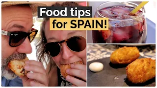 7 quick food tips for Spain! | Tapas, tipping and tintos!