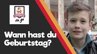 Wann hast du Geburtstag? Talking about your birthday in German - Coffee Break German To Go Episode 5