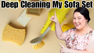 Deep Cleaning My Sofa Set | Washing | House Cleaning | DITL | DIY | Vlog |Sylvia And Koree Bichanga