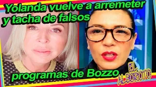 Laura Bozzo temerosa ante dura respuesta de Yolanda Andrade