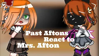 ☁️ "Past Aftons react to Mrs. Afton" // Reaction Video  FNaF ☁️