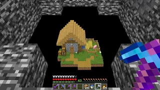 J’ai Construis une Base dans le Vide sur Minecraft..