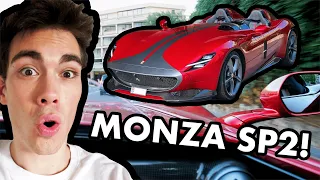 DREAM RIDE IN A $2M FERRARI MONZA SP2 ON THE MONACO F1 TRACK!