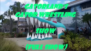 Gator Wrestling show (full show) Gatorland Orlando Florida