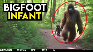 BIGFOOT CHILD Caught On Trail Cam