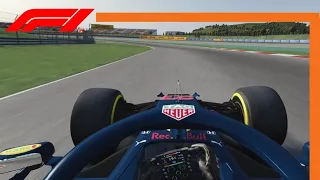 Assetto Corsa F1 2020 : Alexander Albon red bull f1 cars On The Turkish Grand Prix Track