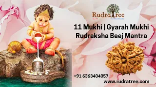 Attain High Meditation: 11 Mukhi Rudraksha & Red Coral | Om Hreem Hum Namah https://rudratree.com/