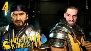 ПРОХОЖДЕНИЕ Mortal Kombat 11 НА РУССКОМ ЯЗЫКЕ -ГЛАВА 4- САБ-ЗИРО И СКОРПИОН