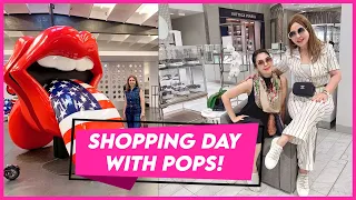 SHOPPING DAY  WITH POPS IN LA! | Small Laude