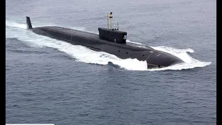 Submarino nuclear russo classe 955 Borei .