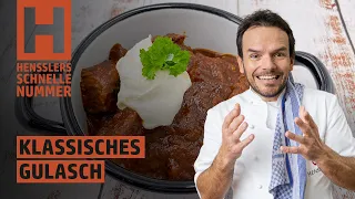 Schnelles Klassisches Gulasch Rezept von Steffen Henssler