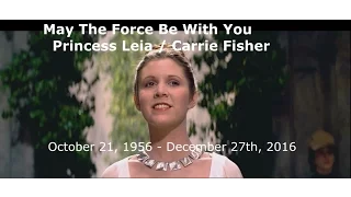 HD Star Wars Princess Leia, Carrie Fisher Tribute