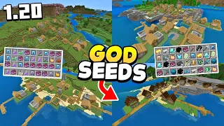 🔥 [TOP 5 GOD SEEDS] Best Seeds for Minecraft 1.20 Bedrock (xbox, Android, ios, ps5, pc)