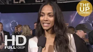 Zoe Saldana interview Avengers Infinity War premiere