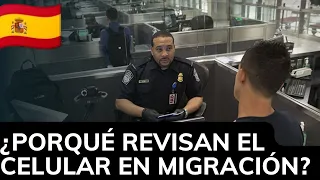 😱📱así REVISAN TU CELULAR EN MIGRACIÓN ESPAÑA 2023🇪🇸