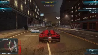 NEED FOR SPEED MOST WANTED 2012 GAMEPLAY (TURBULENCE)