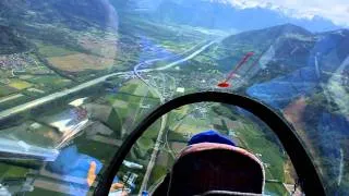 Glider flight in Bad Ragaz, Switzerland; just the aerobatics