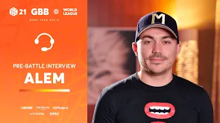 Alem 🇫🇷 | GRAND BEATBOX BATTLE 2021: WORLD LEAGUE | Pre-Battle Interview