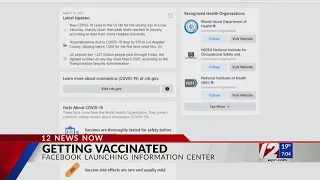 Facebook launches new COVID vaccine information feature