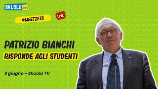 Dalla Maturità al nuovo anno scolastico: il Ministro Patrizio Bianchi risponde agli studenti LIVE