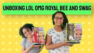 We will be unboxing LOL OMG Dolls Royal Bee and Swag