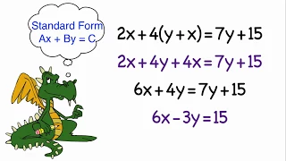 Rewriting Linear Equations in Standard Form