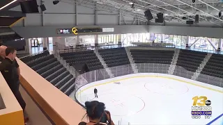 Ed Robson Arena is coming along