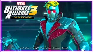 Guardians of the Galaxy Nebula and Ronan Boss Fights Part 1 Marvel Ultimate Alliance 3