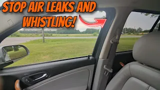 STOP Air Leaking Through Car Doors EASY and Quick! You'll Love This Trick!