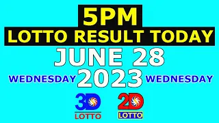 5pm Lotto Result Today June 28 2023 (Wednesday)