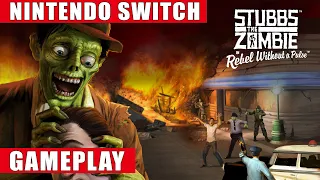 Stubbs the Zombie in Rebel Without a Pulse Nintendo Switch Gameplay