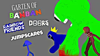 Garten of Banban, Rainbow friends,Doors Jumpscares DC2