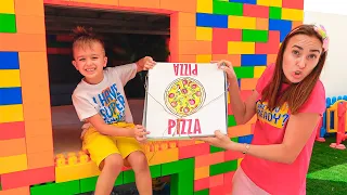 Reto de pizza de Vlad y Niki para mamá