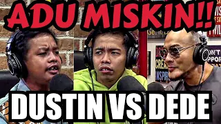 BANGKE MALAH ADU MISKIN‼️🤣 babi bgt!! DUSTIN TIFFANI VS DEDE SUNANDAR -Deddy Corbuzier Podcast