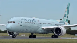 [4K] Incredible! HEAVY Departures at Amsterdam Airport Schiphol | B767, B777, B787, A350 & More