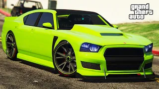 Bravado Buffalo S Review & Best Customization - GTA 5 Online Dodge Charger SRT8 - Franklin Car NEW!