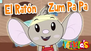 El Ratón Zum Pa Pa | Canciones infantiles y videos dela Ganjia para niños - YesKids