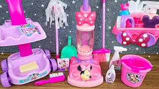 11 Minutes Satisfying with Unboxing Disney Minnie Mouse Cleaning Cart Playset, Kitchen Set | ASMR