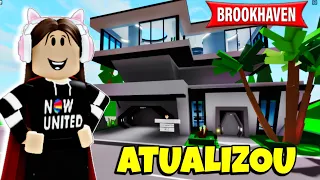 NOVA ATUALIZAÇÃO DO BROOKHAVEN RP ROBLOX *Nova Casa de SUPER HEROIS