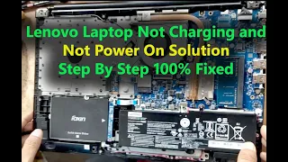 Lenovo Laptop 3 Time Red Light Blinking II Lenovo Laptop Charging Problem Solution