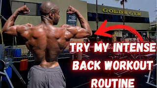 Quick Back workout Routine at Golds Gym Venice The Mecca