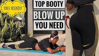 EXTREME BOOTY BLOW UP (Real Results) BEST GLUTE FOCUS EXERCISES-Knee Friendly Butt Workout