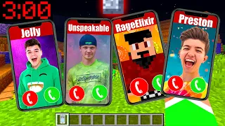 Minecraft PE : WHO CALLED ME AT 3:00AM IN MINECRAFT??!