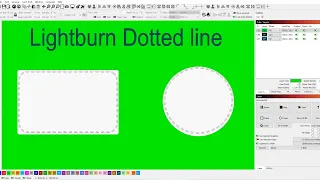 How To Cut Dotted Lines Lightburn Laser