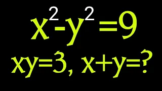 Solving a Challenging Math Olympiad | An Algebra Problem | x+y =? |@ShittuMathematicsClass01
