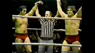 WWWF CW TV 1975 Pete Sanchez & Manuel Soto vs Johnny Rodz & Joe Nova